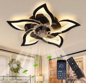 Dimmable LED Ceiling Fan with Lamp