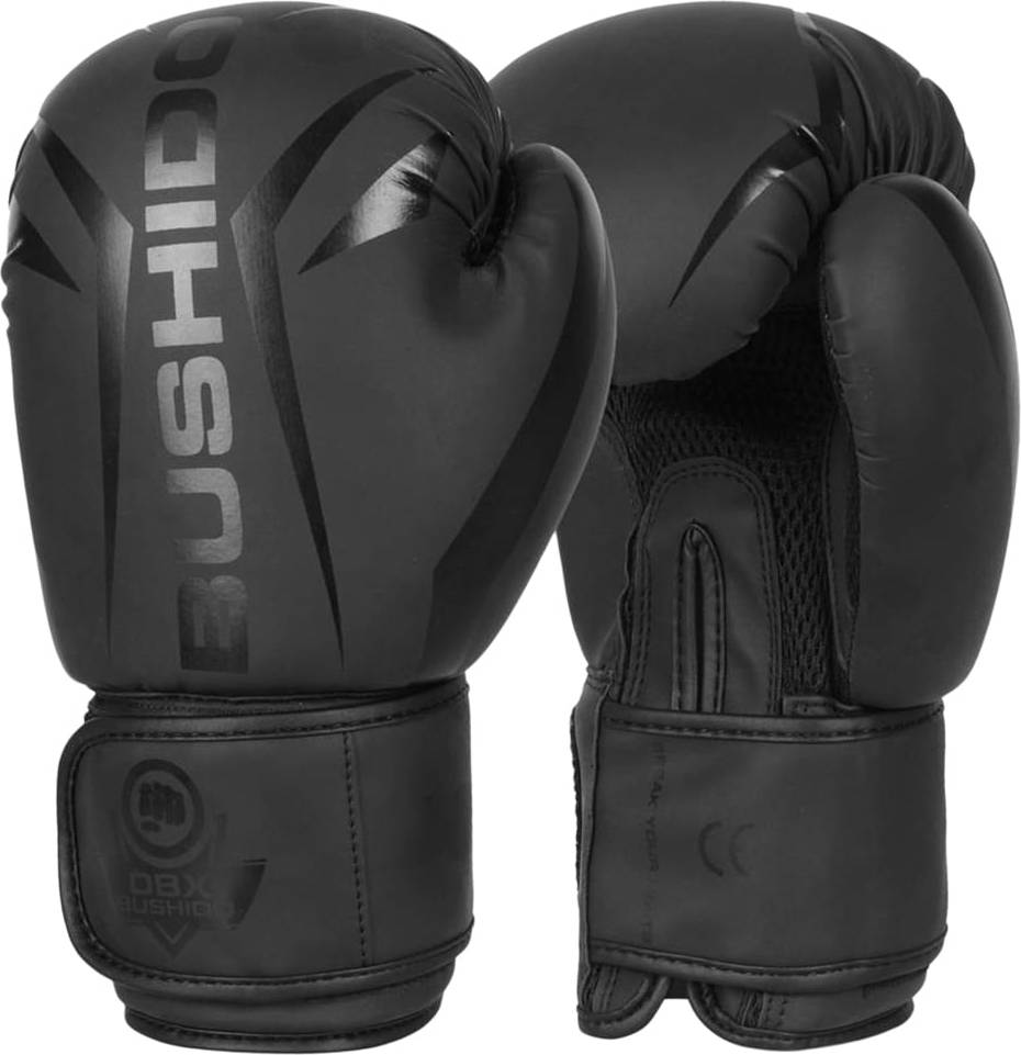 Bushido Raptor B-2V22 Boxhandschuhe Mattschwarz