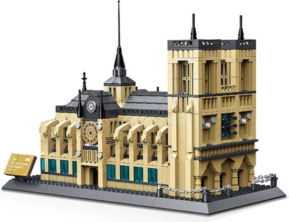 Model building kits for adults Sunvivid Building Block Set Model Famous Architecture