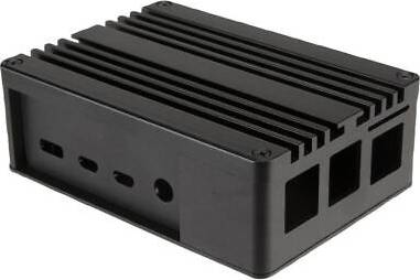 Raspberry pi 4 Akasa Raspberry Pi 4 Kotelo Musta