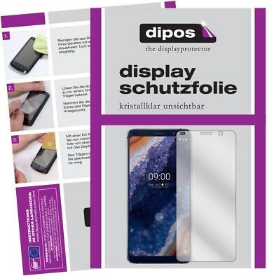 Dipos 2x Screen Protector for Nokia 9 PureView Protection Crystal Clear