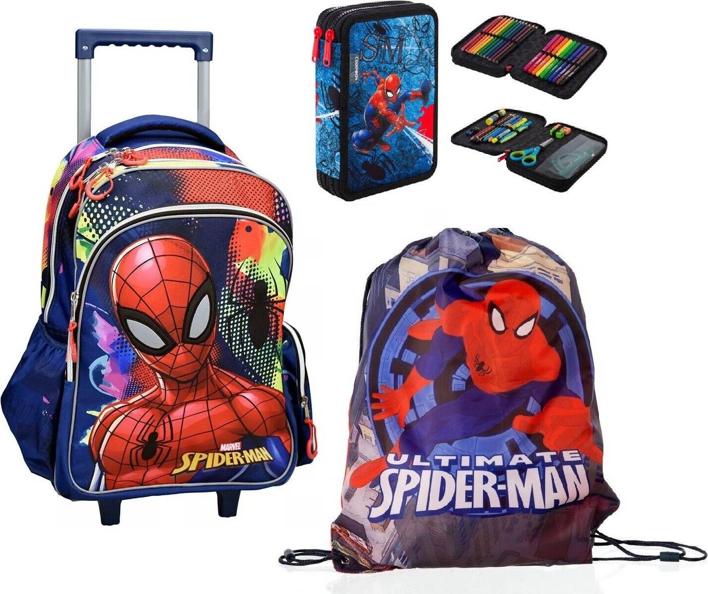 Spider-Man Rullende Skole Rygsæk - 46 cm