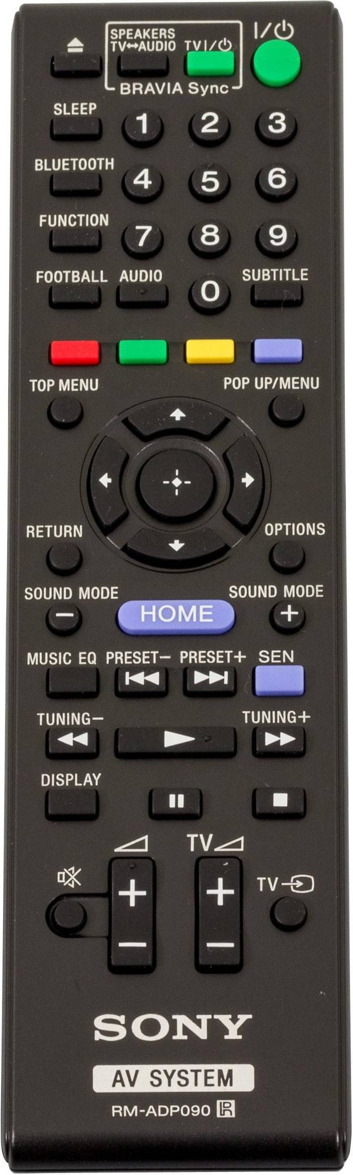 Sony Rm-Adp090 Infrared Telecomando Nero
