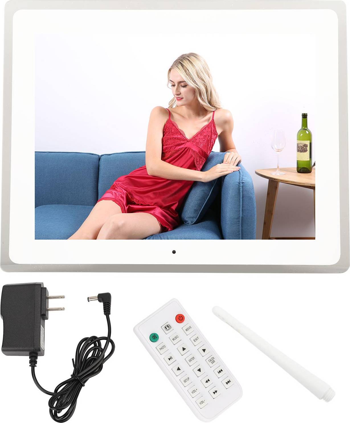 Digital photo frame Zeblaze Digital Photo Frame 12in 1080P LED Remote Control