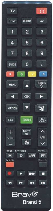 Bravo Télécommande Marque 5 Panasonic