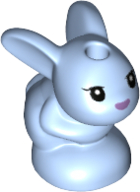 LEGO Minifigure Accessory Bright Light Blue Bunny Rabbit