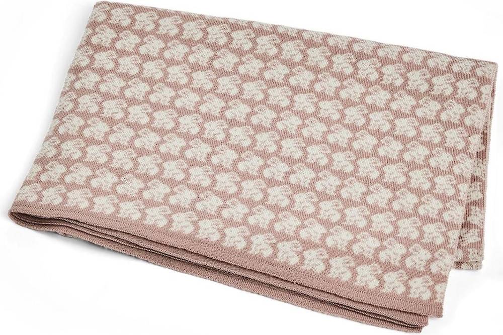 Baby Blanket AO Rabbits Merino Wool Powder
