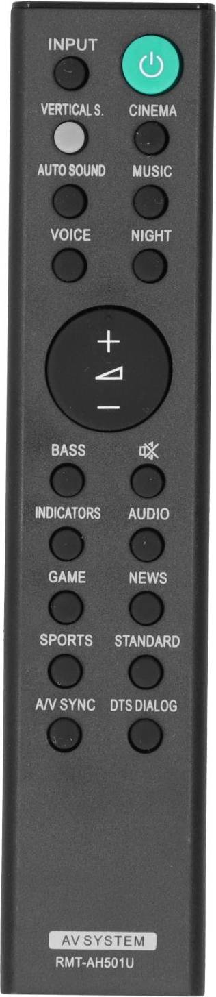 RMTAH501U Soundbar Remote Control Replacement