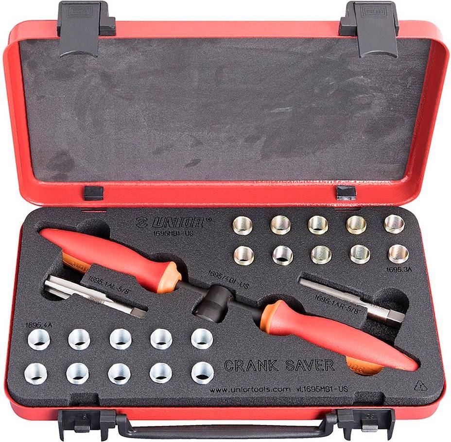 Unior Pedal Thread Repair Insert Atskit
