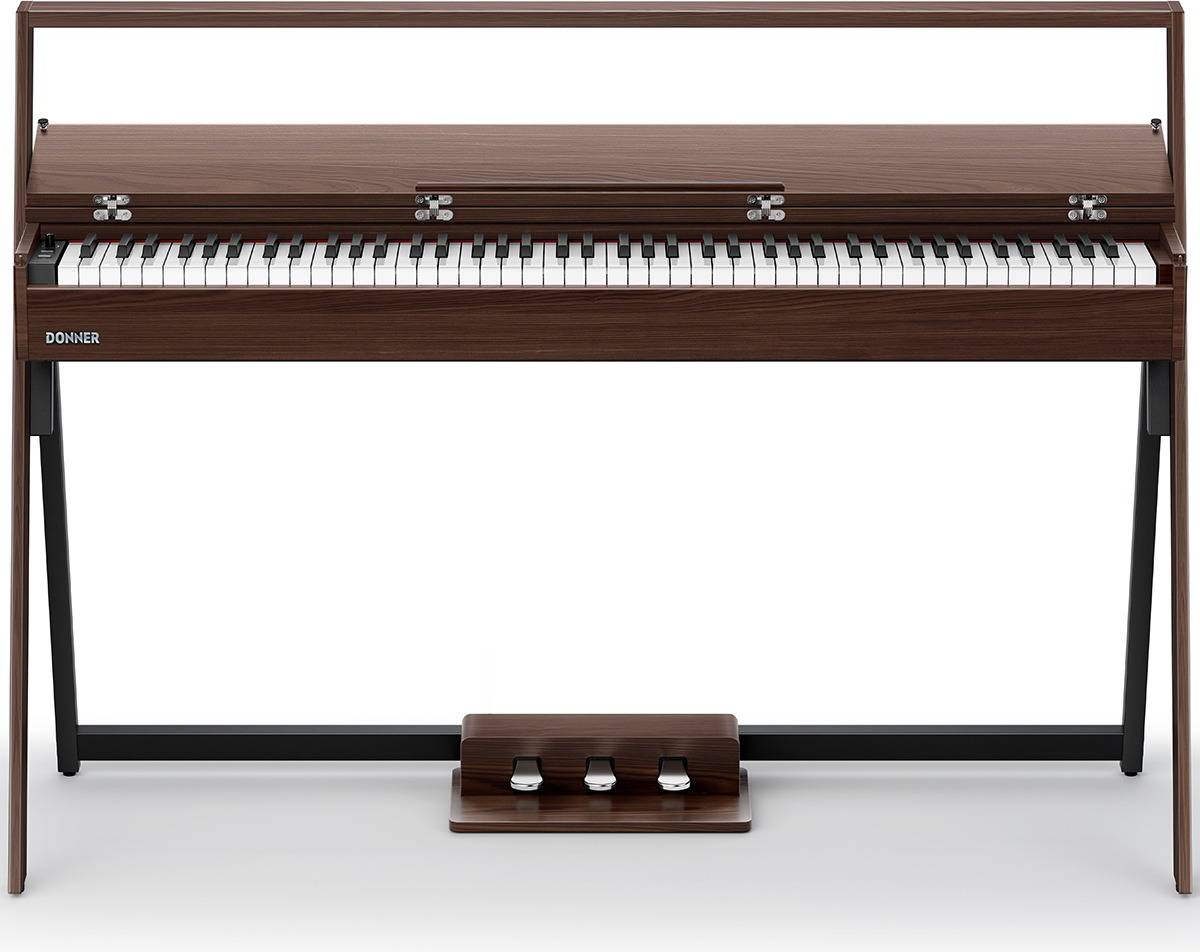 El piano Donner Oura R300 El-Piano Walnut