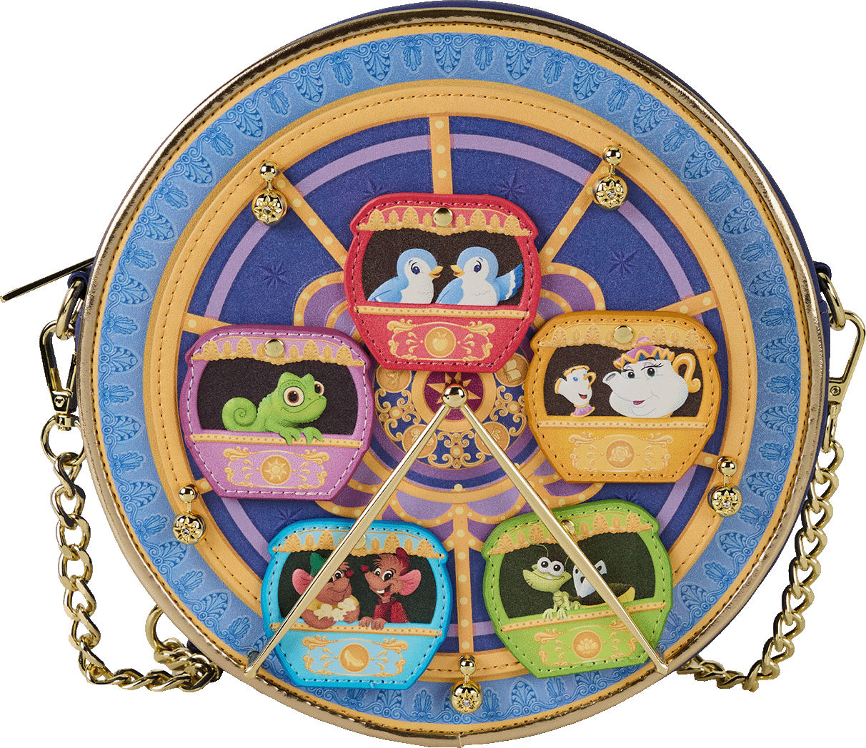 Loungefly Princess Carousel Handbag - Multicolour