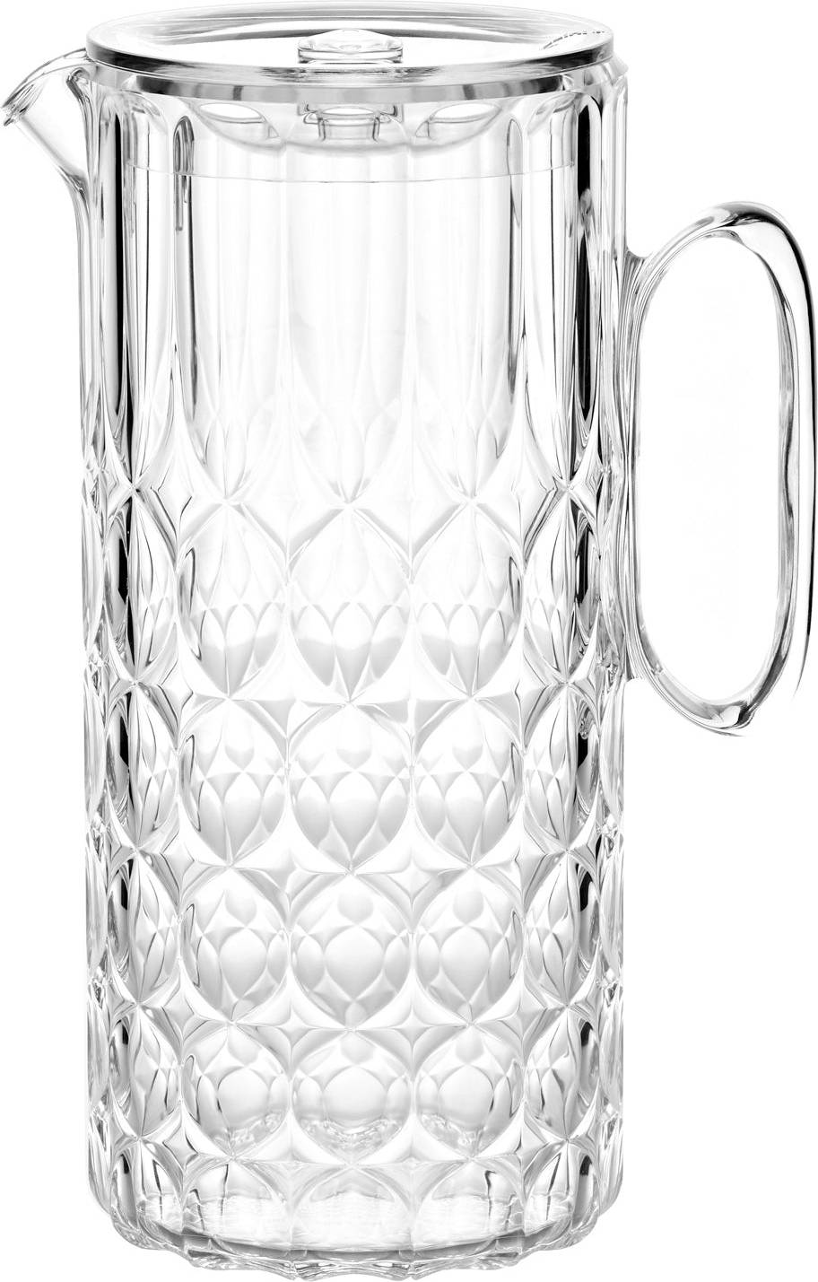 Pitcher With Lid Vanity Transparent