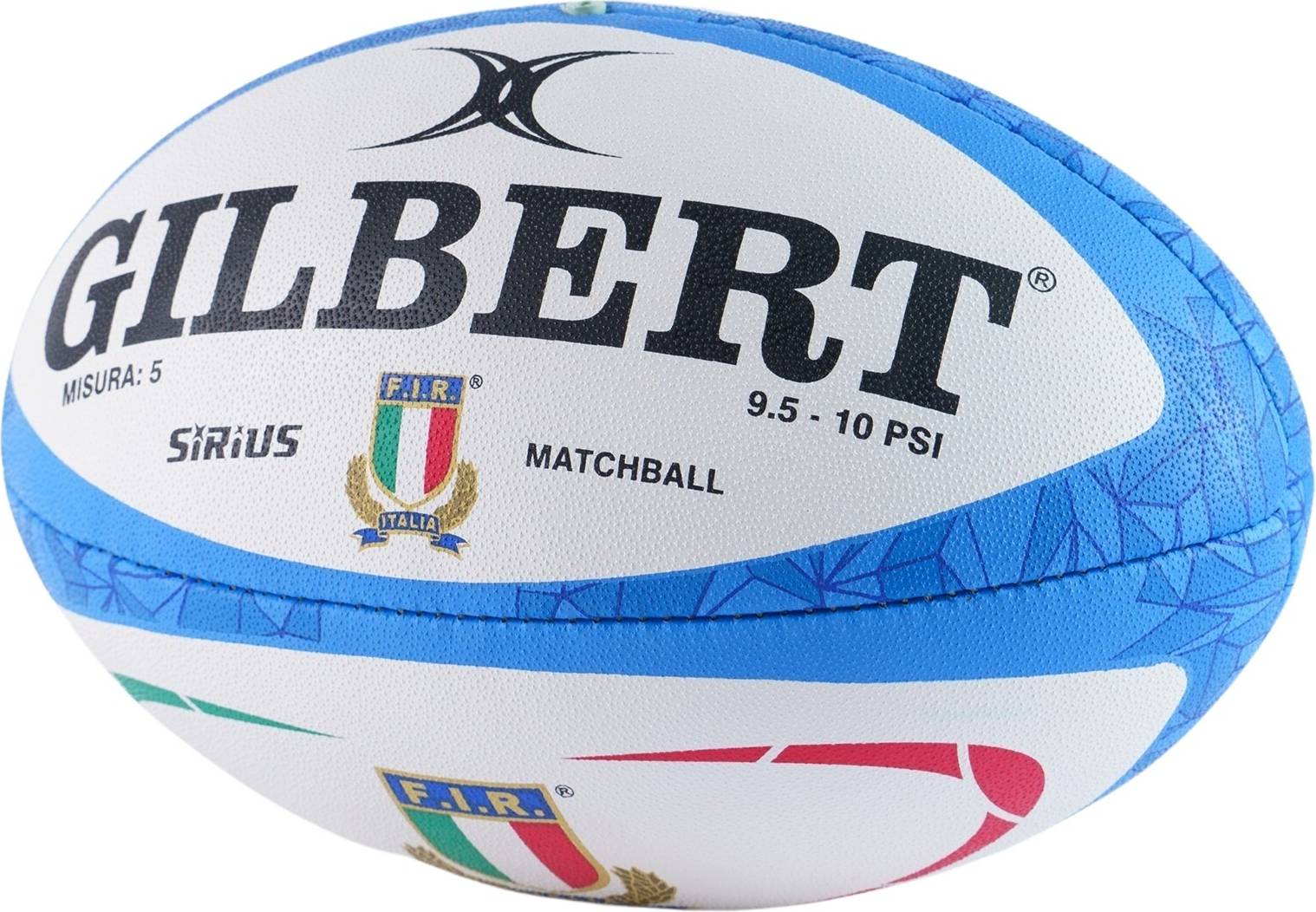Gilbert Ball Italien Rugby Innovo Match Weiß