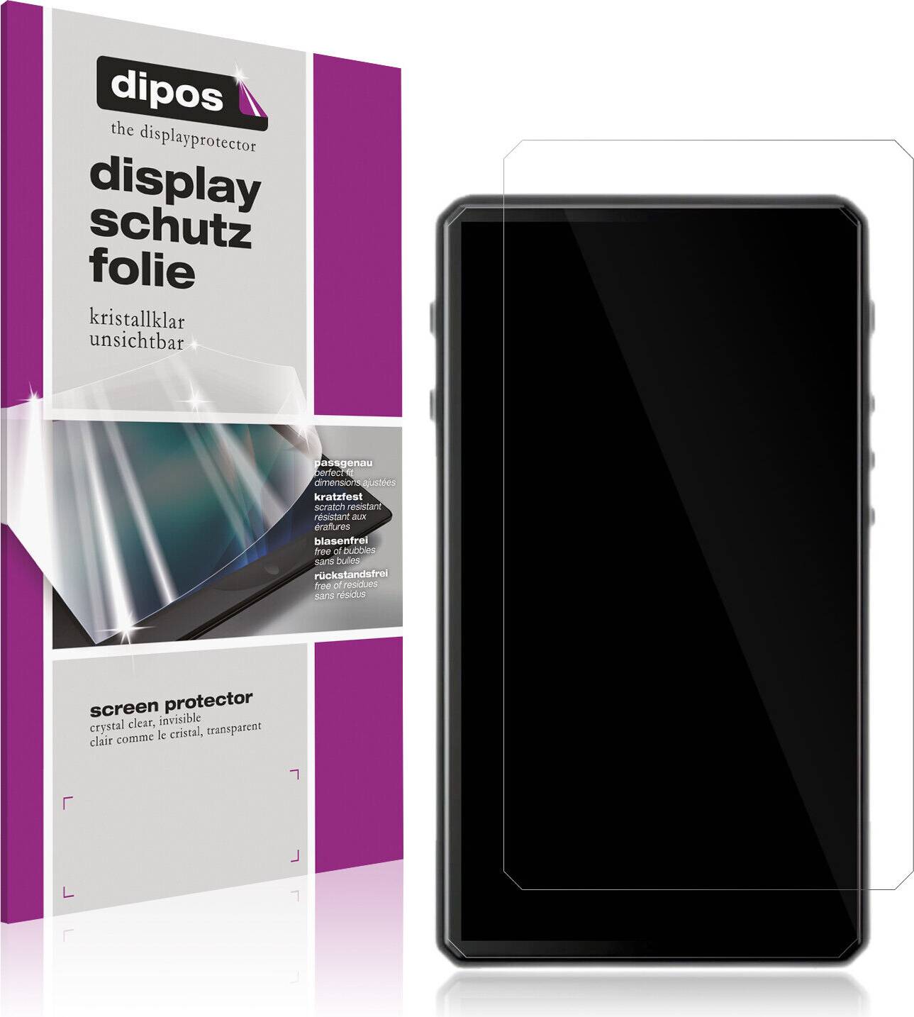 Dipos 4x Screen Protector for Hiby R5 II Protection Crystal Clear