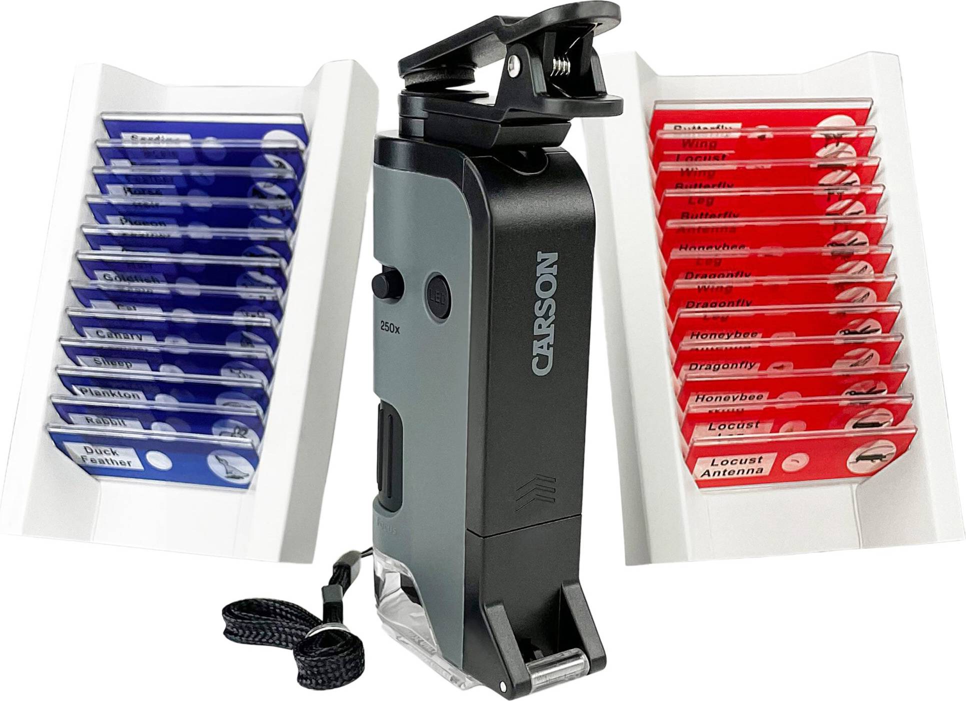 Carson Hair Clipper Set with Multiple Colored Guide Combs