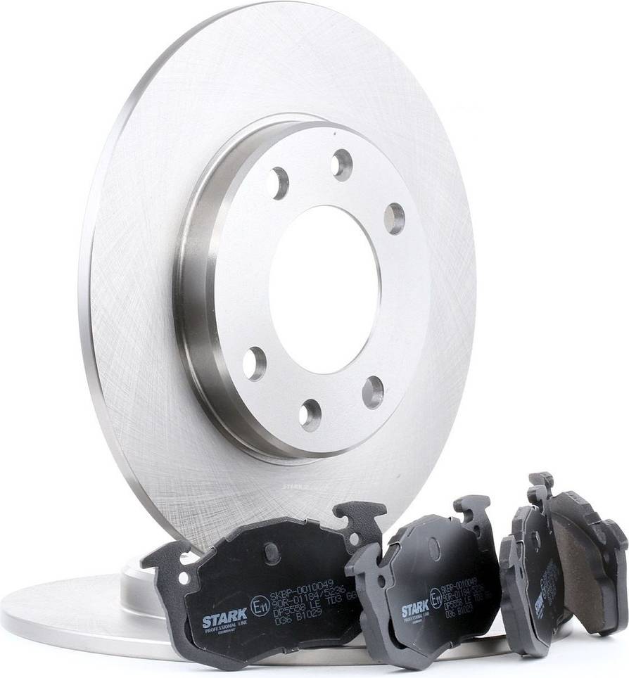 Stark RIDEX 3405B0330 Brake Disc And Pads Set