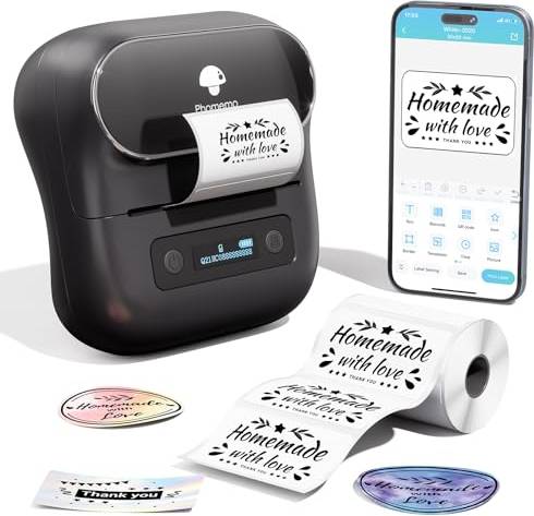 Thermal label printer Phomemo M220 Label Printer Thermal Bluetooth Portable Sticker
