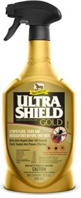 Fly repellent spray Absorbine UltraShield Gold Spray Insecticide & Repellent