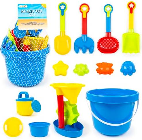 Bucket Beach Toy Set 13pc Set