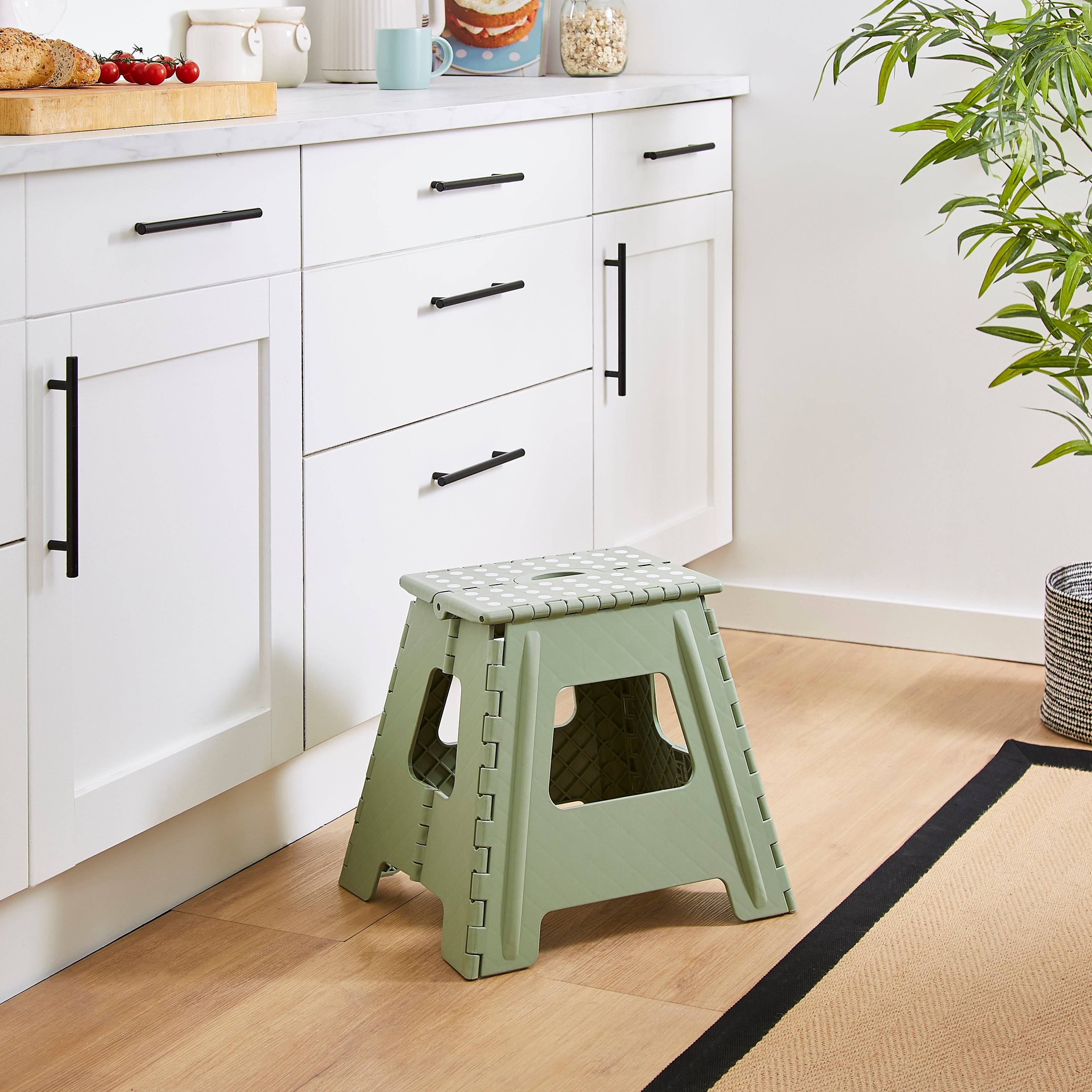 Dunelm Large Sage Step Stool