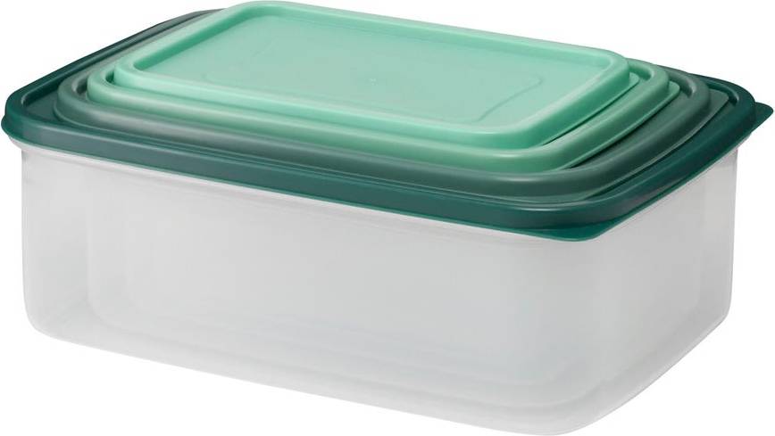Green Nesting Storage Set Food Container