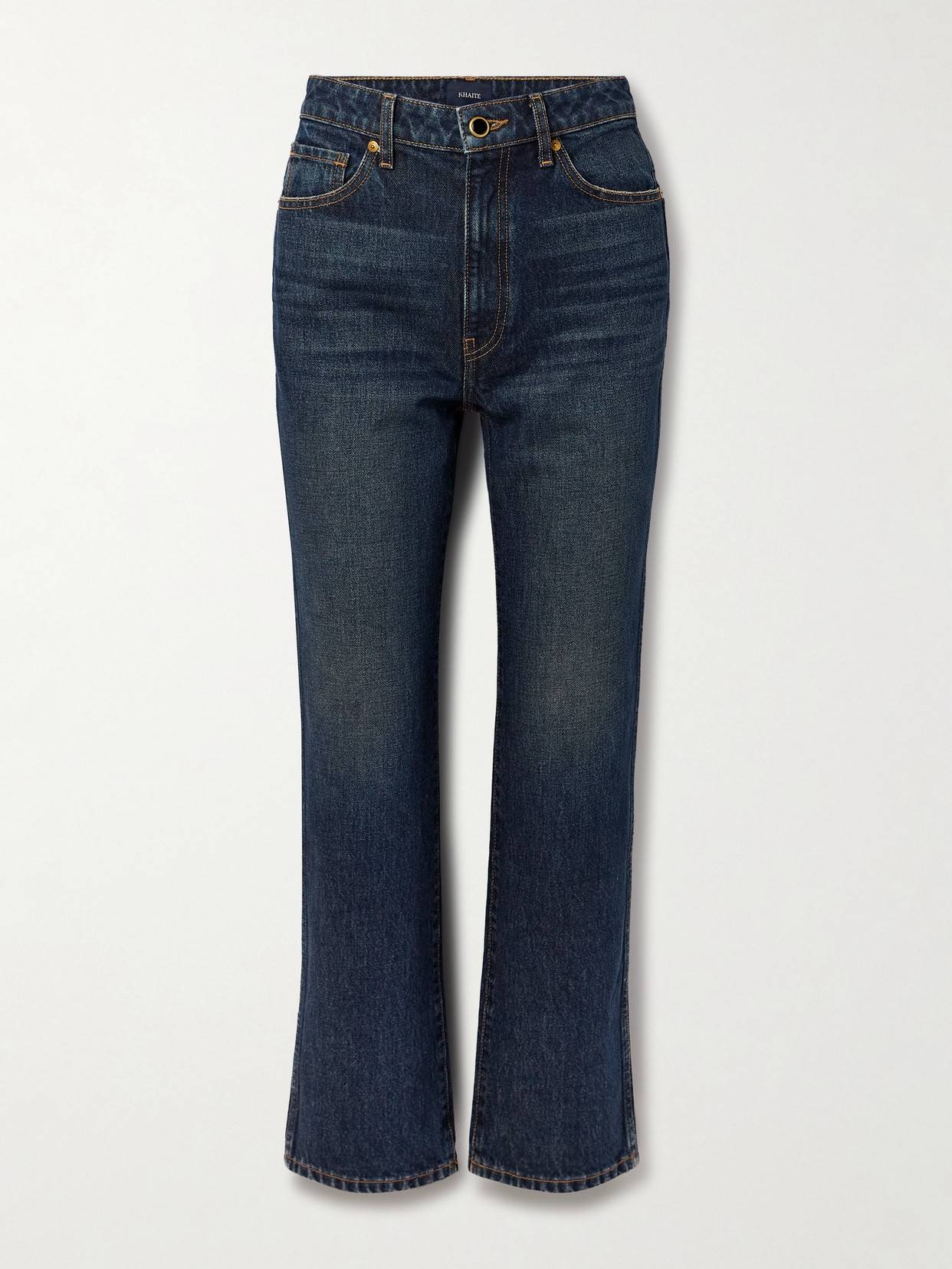 Khaite High-Rise Straight Jeans