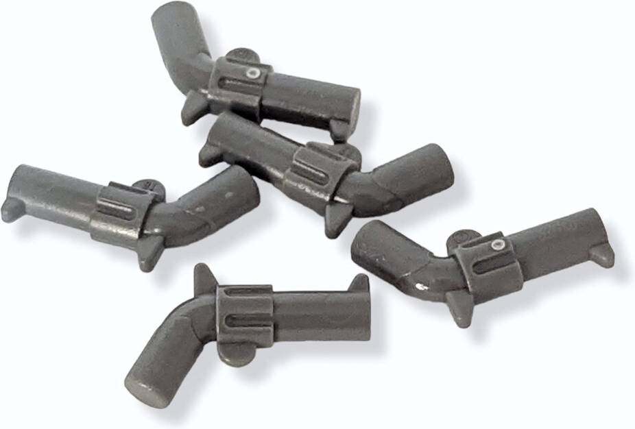 LEGO 5 Gray Hand Guns