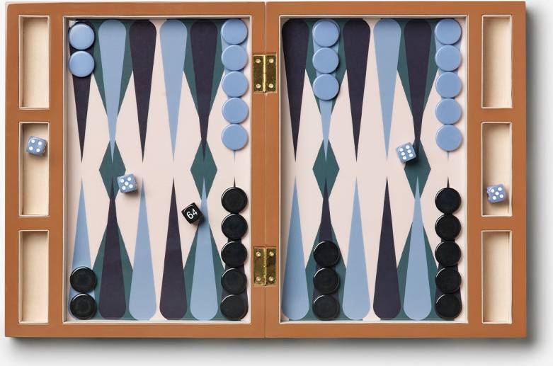 Lacquered Backgammon