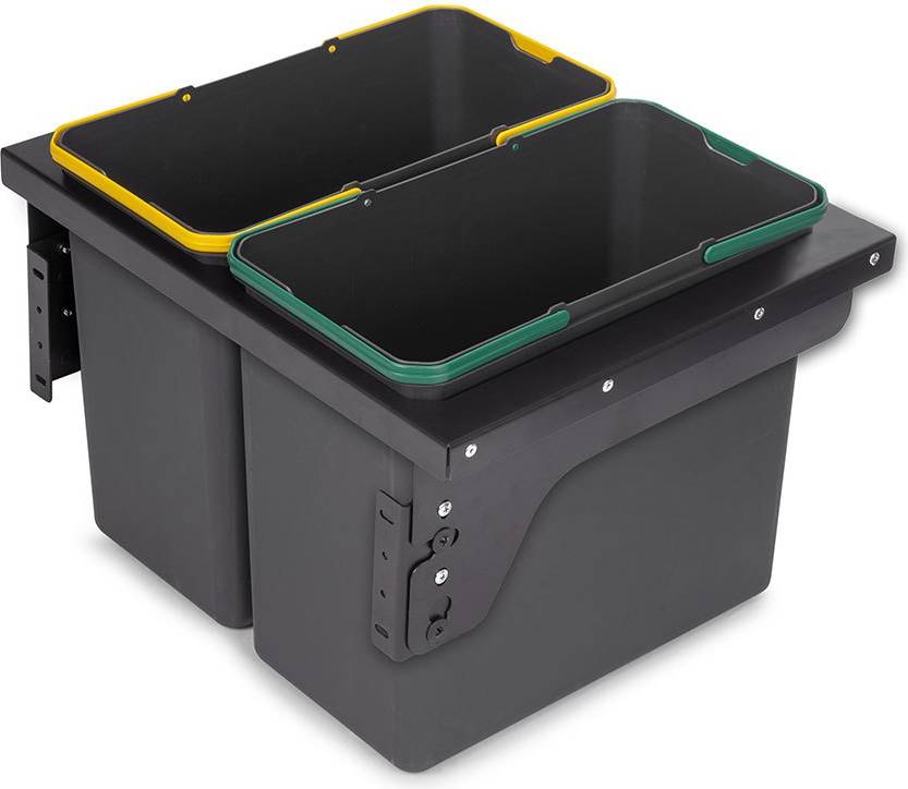 Contenitore Raccolta Differenziata 2 x 24L Grigio