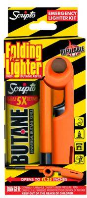 Emergency kit Scripto Folding Utility Lighter with Butane Emergency Kit