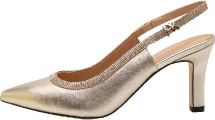 Pumps Guld Transparent