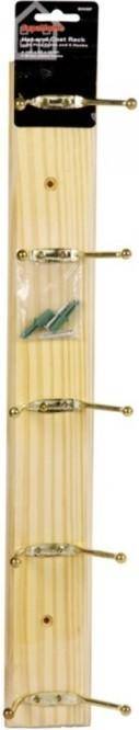 SupaHome 5 Rack 49 cm x Beige Coat Hook