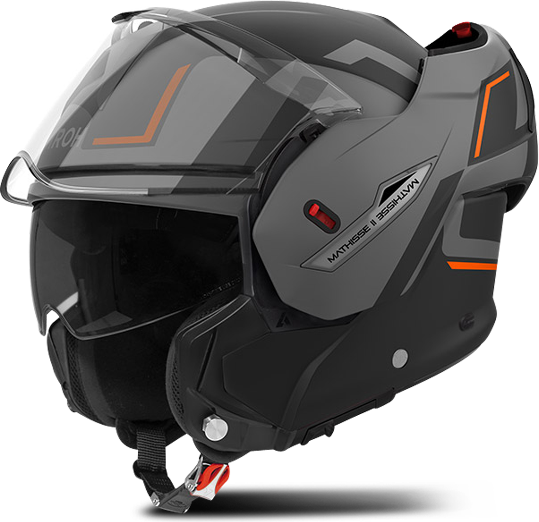 Airoh Mathisse II Modular Helmet - Matt Orange