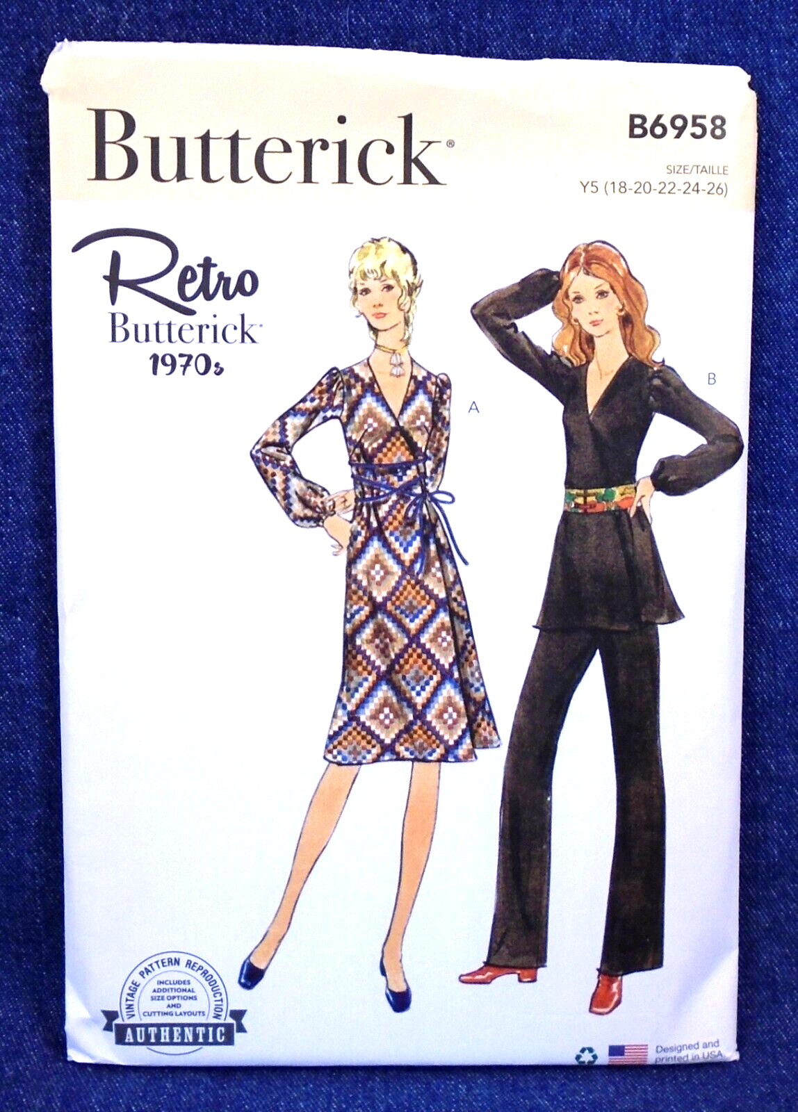 Buttericks Butterick Sewing Pattern 6958