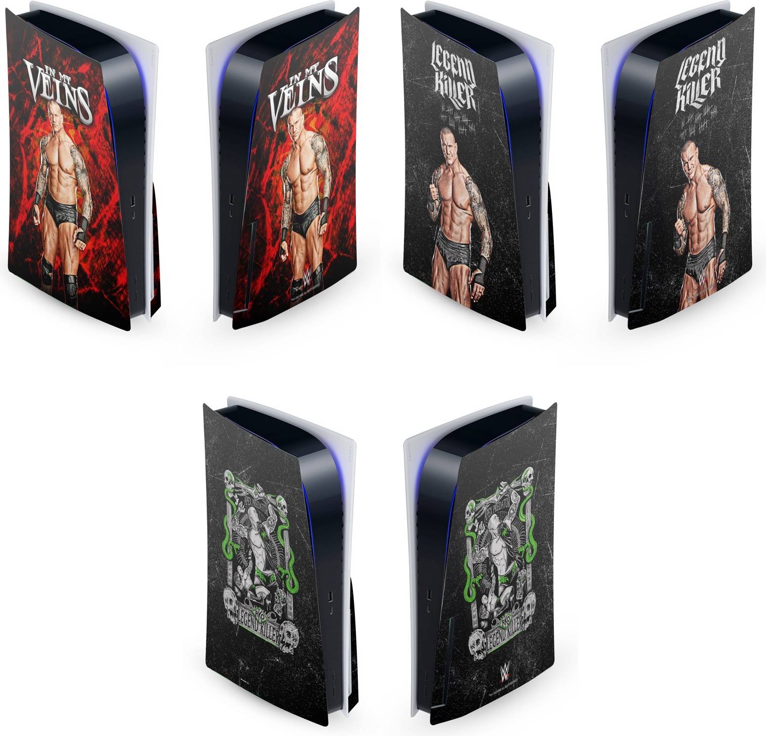 Sony playstation 5 ps5 disc edition WWE Randy Orton Matte Vinyl Sticker Decal PS5