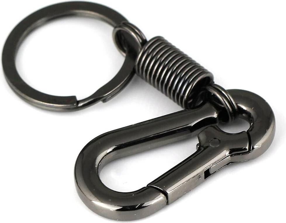 Wejoy Retro Style Simple Strong Carabiner Shape Keychain - Keyring