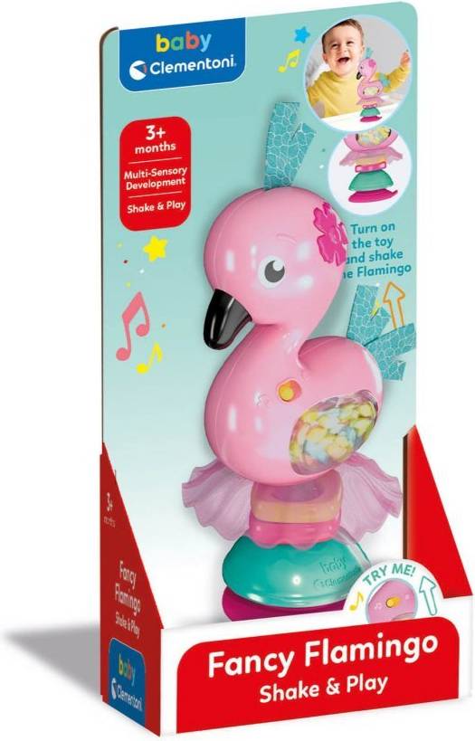 Clementoni Baby Flamingo Interaktiv Rangle
