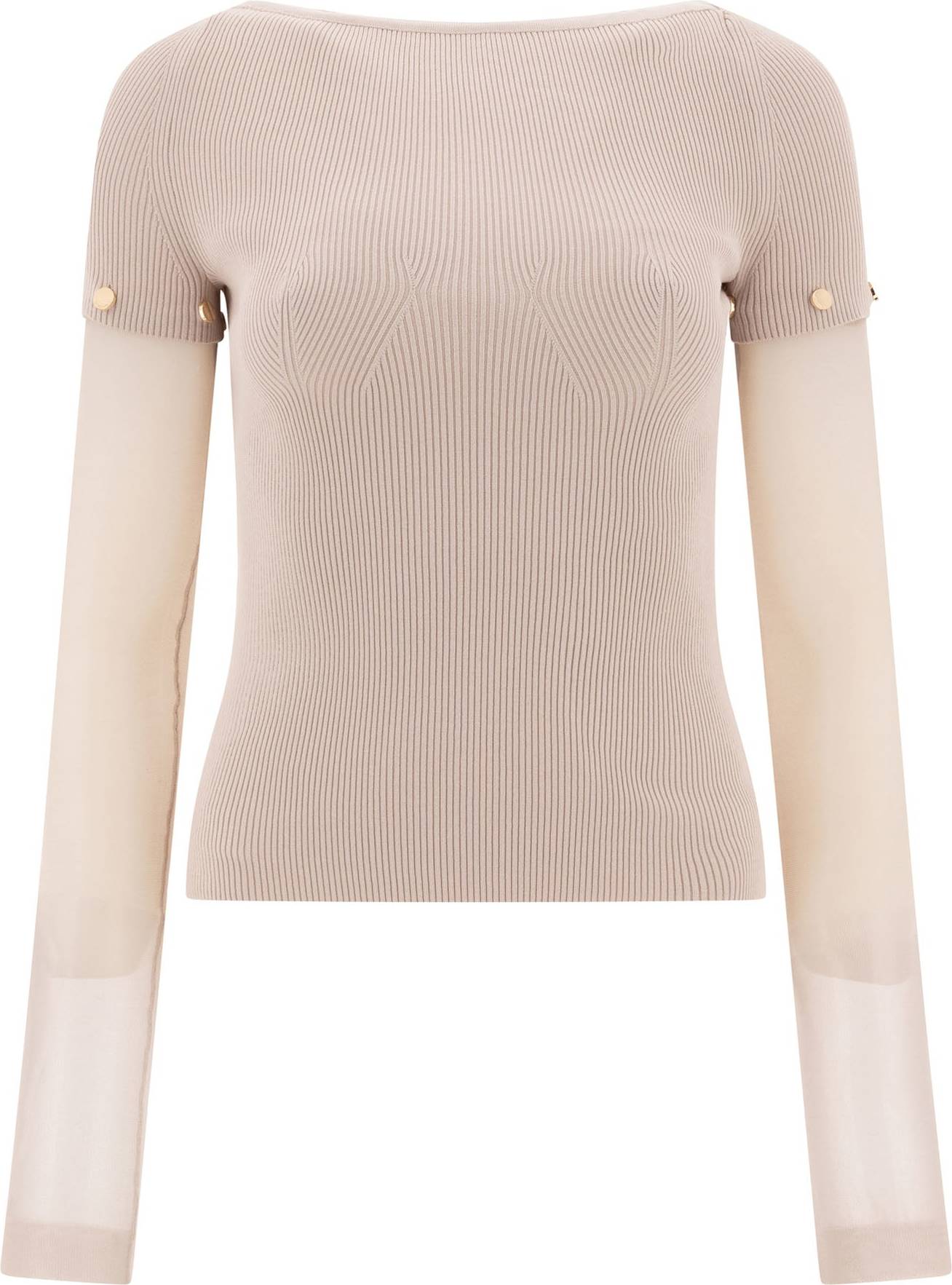 Sportmax Rundhalsstickat - Gray
