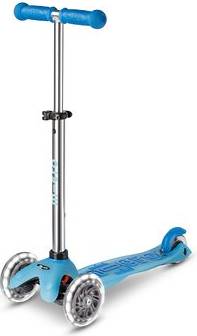 Mini Deluxe Glow LED Patinete 3 Ruedas