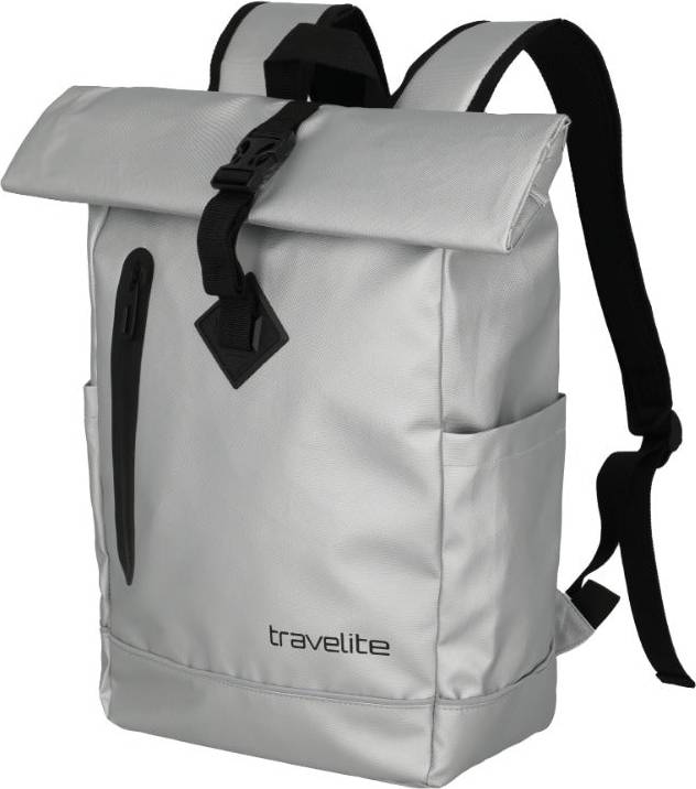 Travelite Rolltop Rucksack - Silberfarben