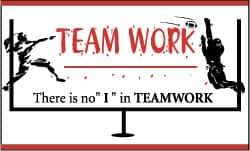 Team Work 60 Inch Long x 36 Inch High