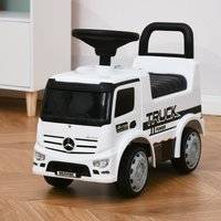 Homcom 3-In-1 Ride On Car Kids Mercedes Truck Storage Handle