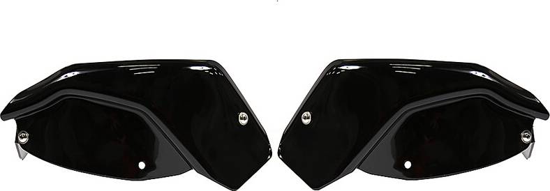 Maxpower Motorcycle Handguard Windscreen Deflector Hand Guard - Black
