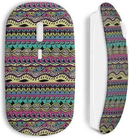 Maniacase Mouse Wireless Azteco In Stile Colorato