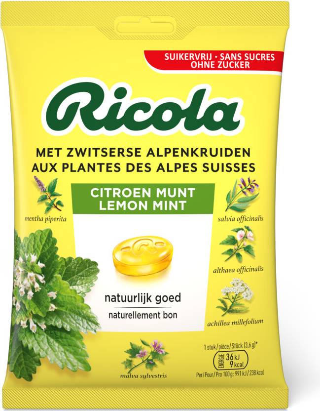 Lemon Mint Sockerfri Rtgodispåse