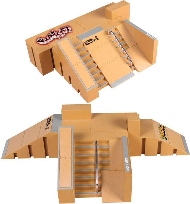 Skateboard ramp Wejoy Mini Finger Skating Board Ramp Track