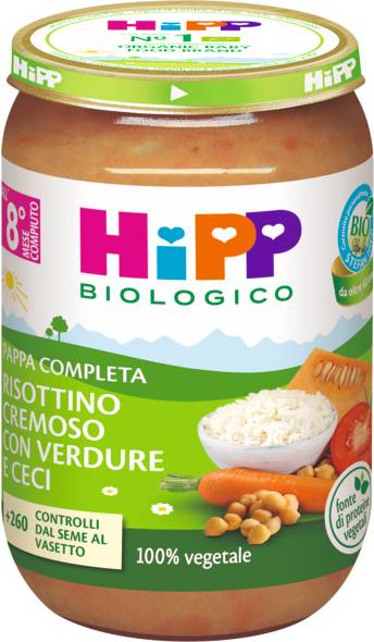 Hipp Bio Pappa Risotto Verd/Ceci