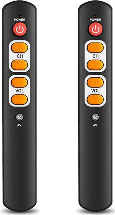 Tauoh 2pcs Universal 6-Button Smart Remote Control