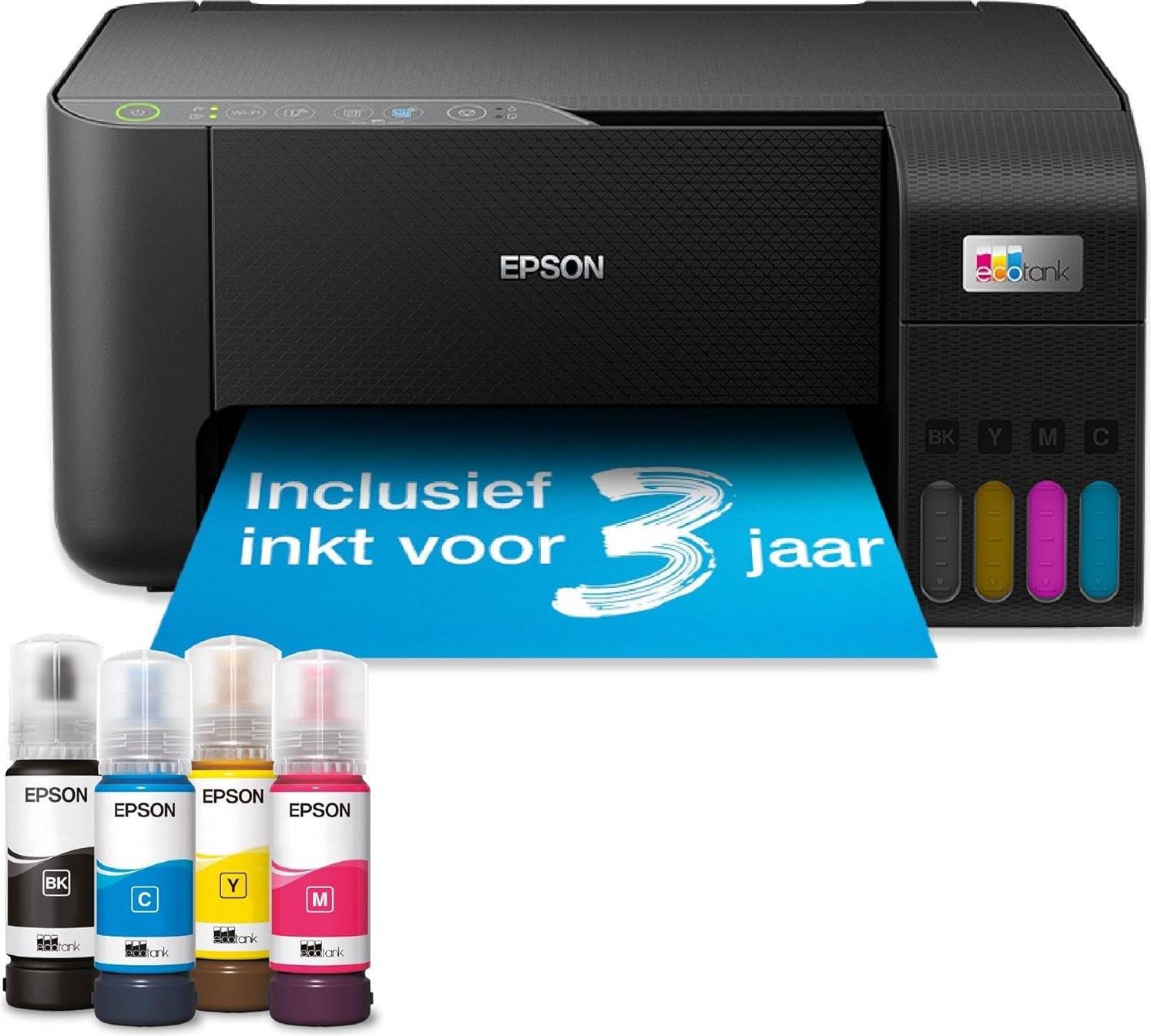 Epson ecotank Epson EcoTank ET-2865 Multifunktionsprinter - Sort