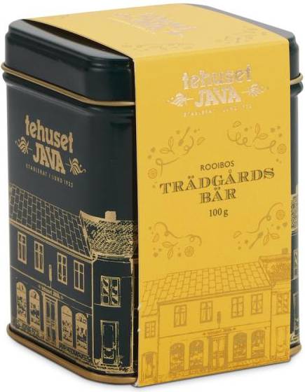 Tehuset Java Rooibos Trädgårdsbär i Plåtburk 100g